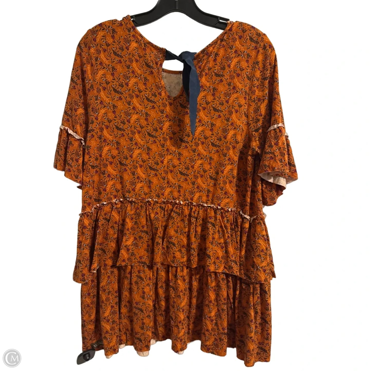 Top Short Sleeve By Matilda Jane In Orange, Size: M