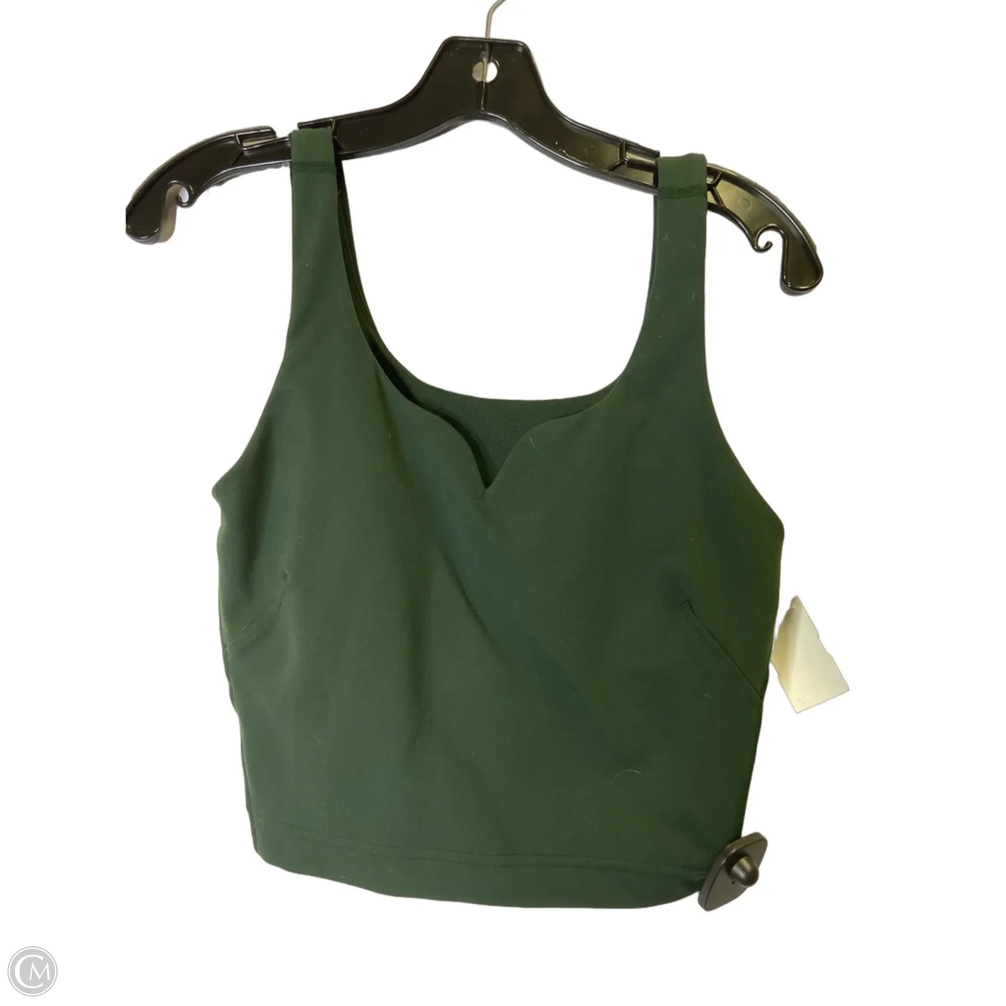 Athletic Tank Top By Lululemon In Green, Size: 10