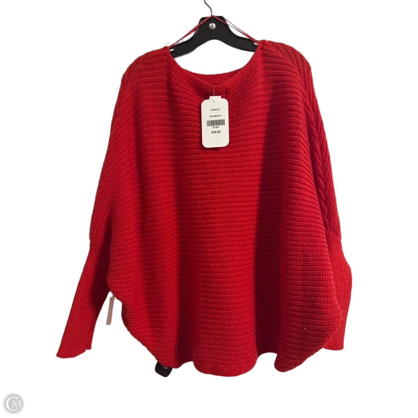 Sweater By Clothes Mentor In Red, Size: M