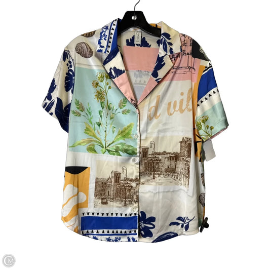 Top Short Sleeve By Joie In Multi-colored, Size: S
