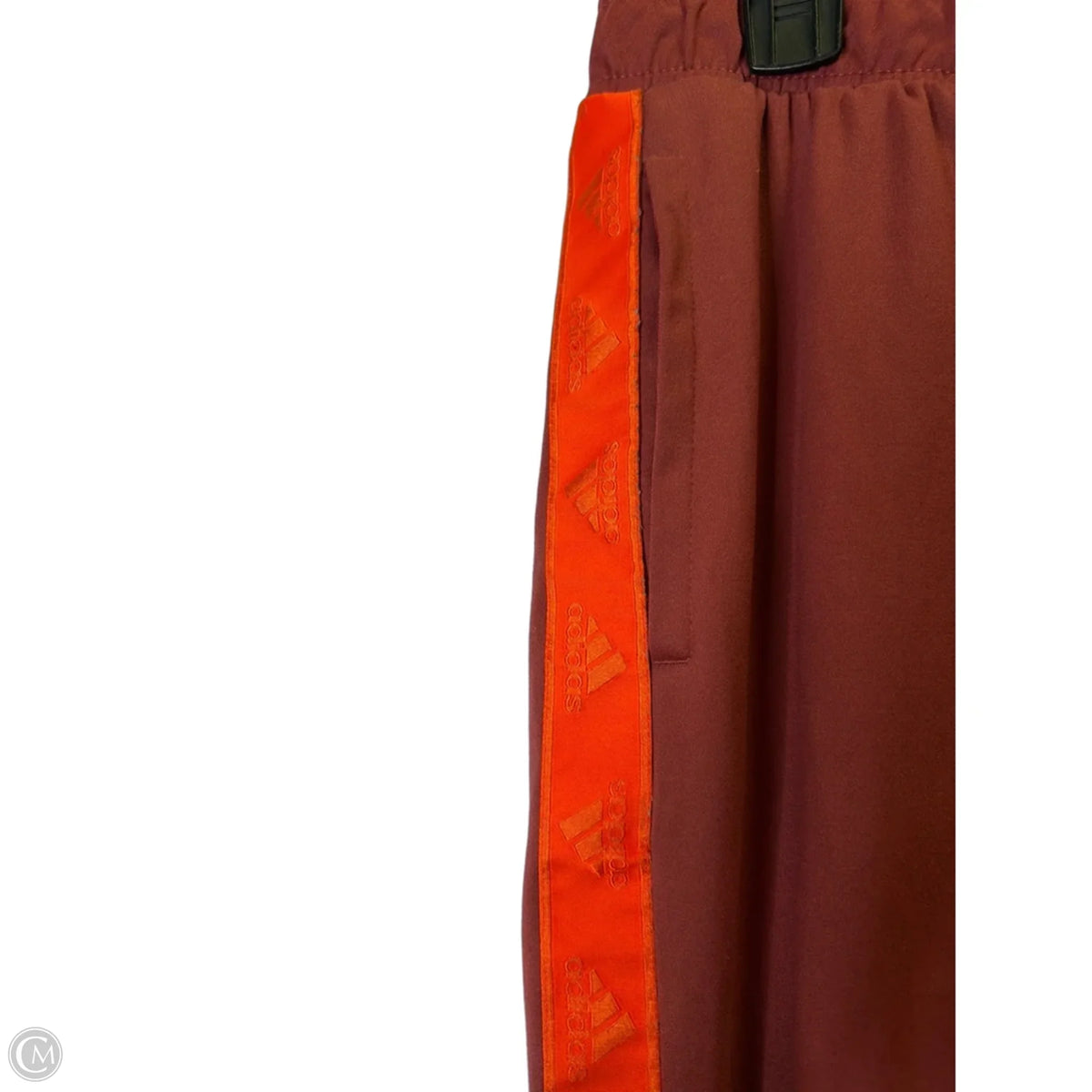Athletic Pants By Adidas In Orange & Red, Size: Xl