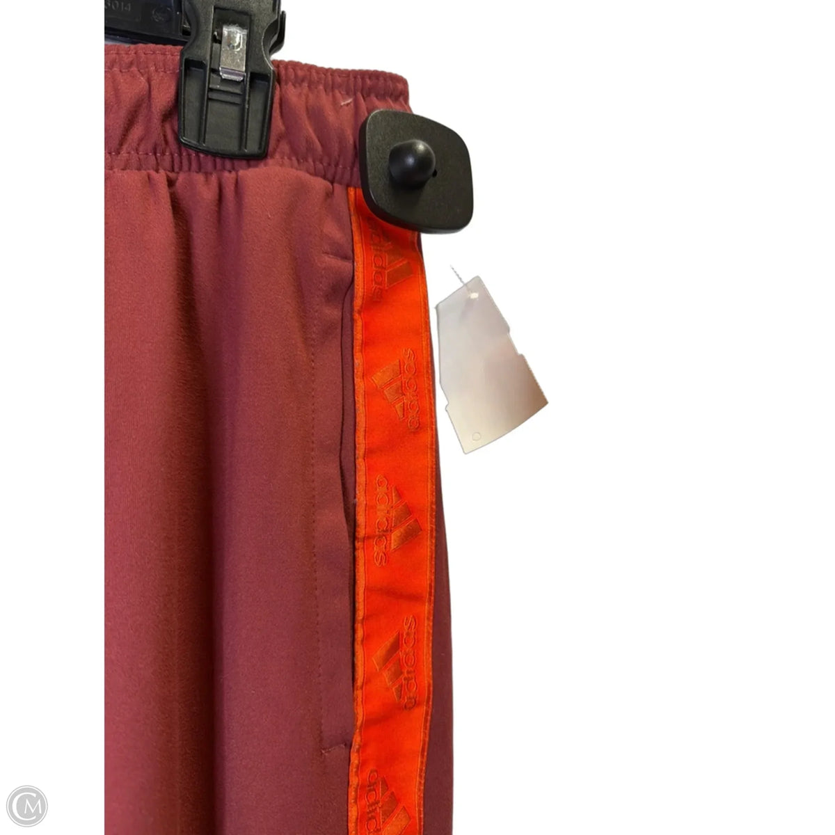 Athletic Pants By Adidas In Orange & Red, Size: Xl