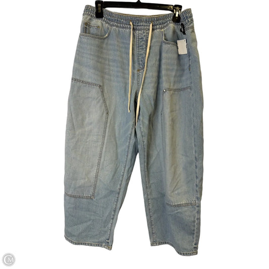 Jeans Cropped By Clothes Mentor In Blue Denim, Size: 16