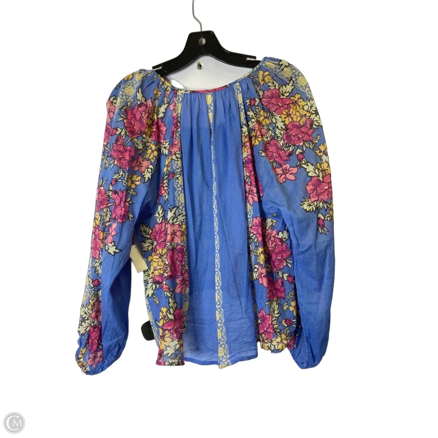 Top Long Sleeve By Free People In Blue, Size: Xs