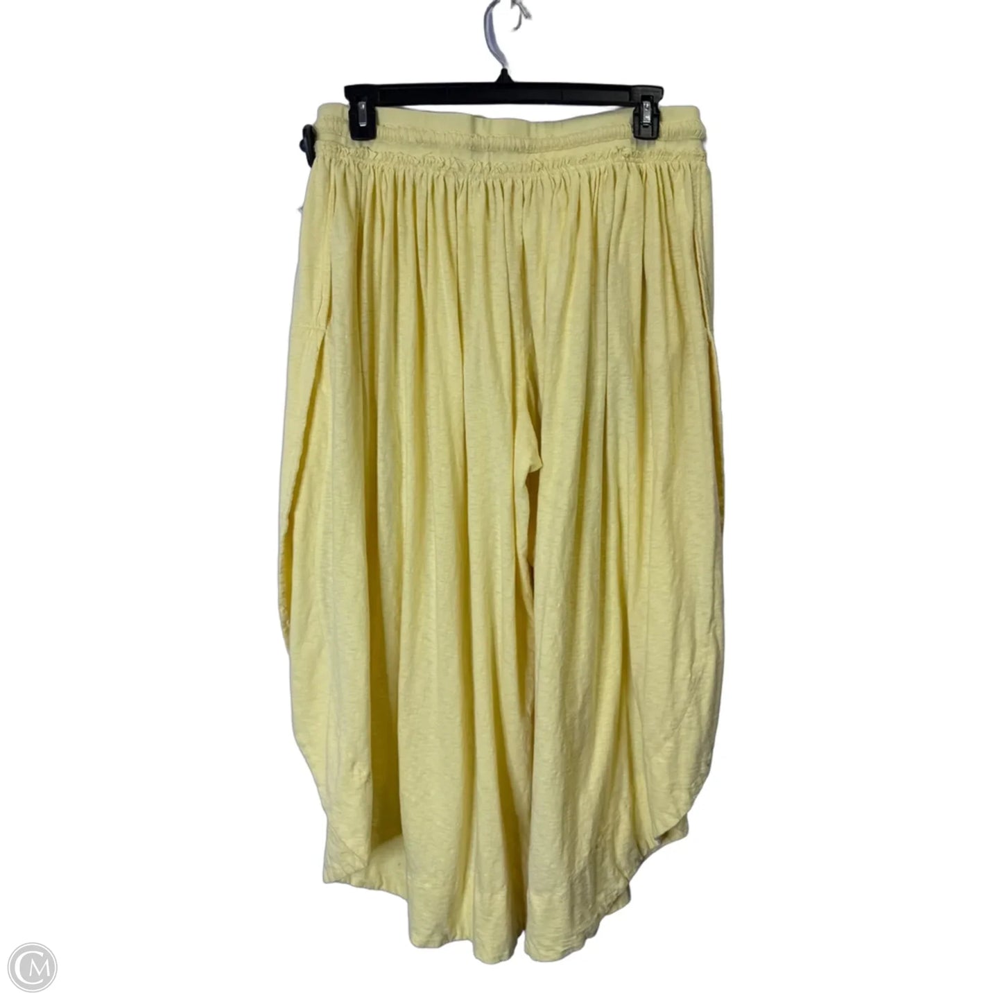 Pants Wide Leg By Free People In Yellow, Size: L