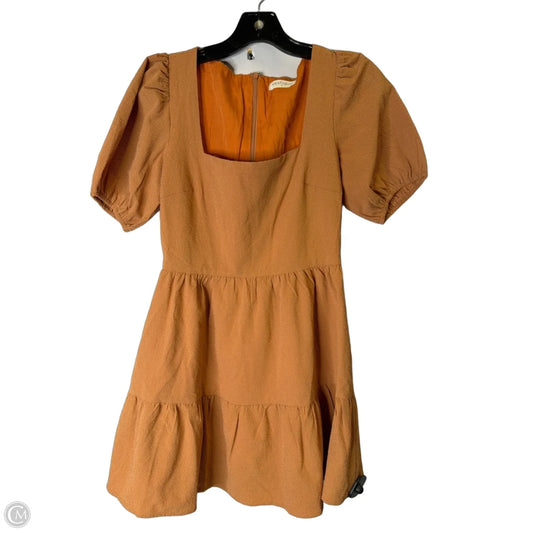 Dress Casual Short By Vestique In Orange, Size: S