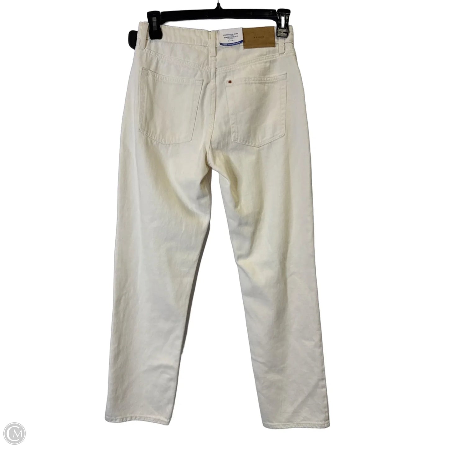 Jeans Boyfriend By H&m In Cream, Size: 4