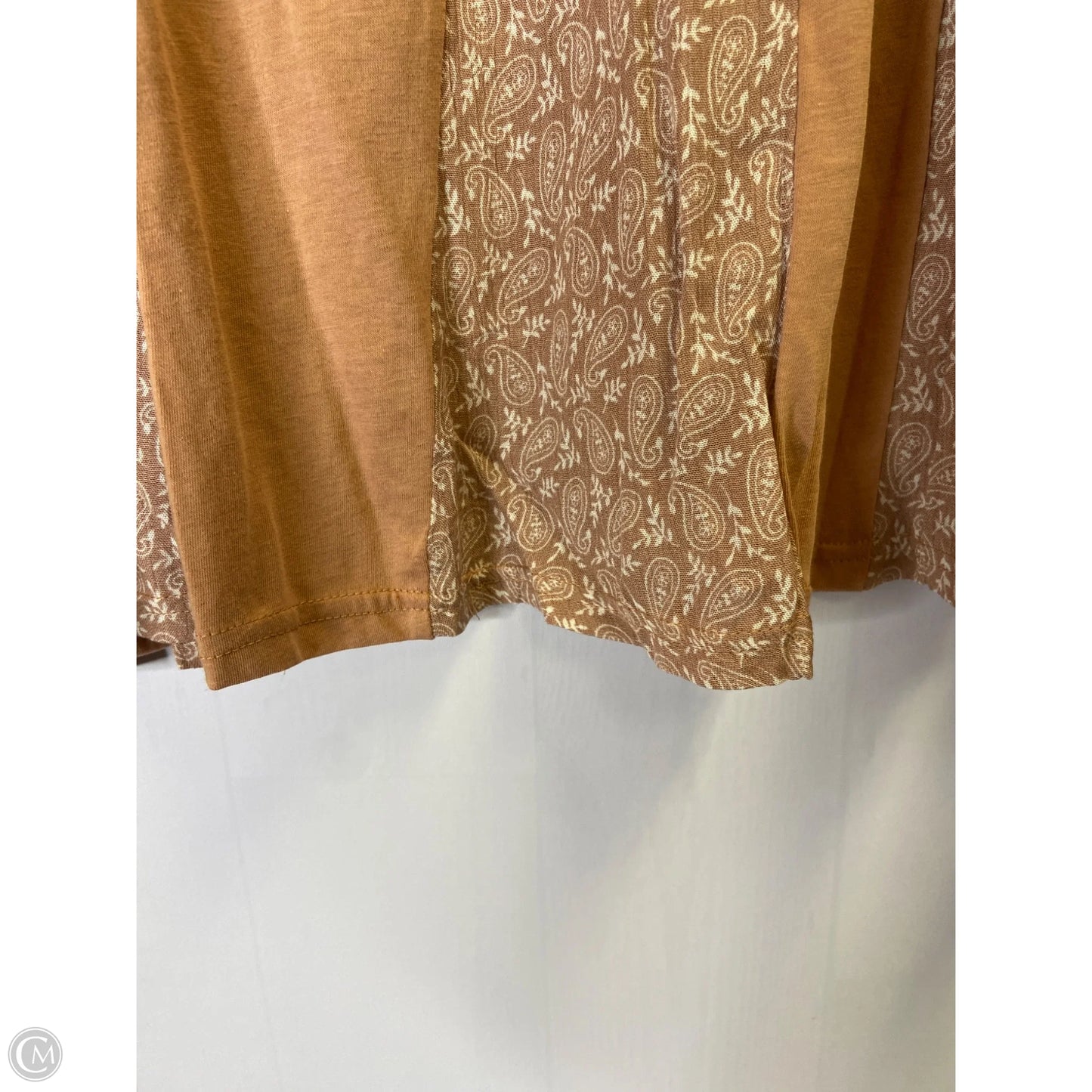 Top Long Sleeve By Easel In Pink, Size: M