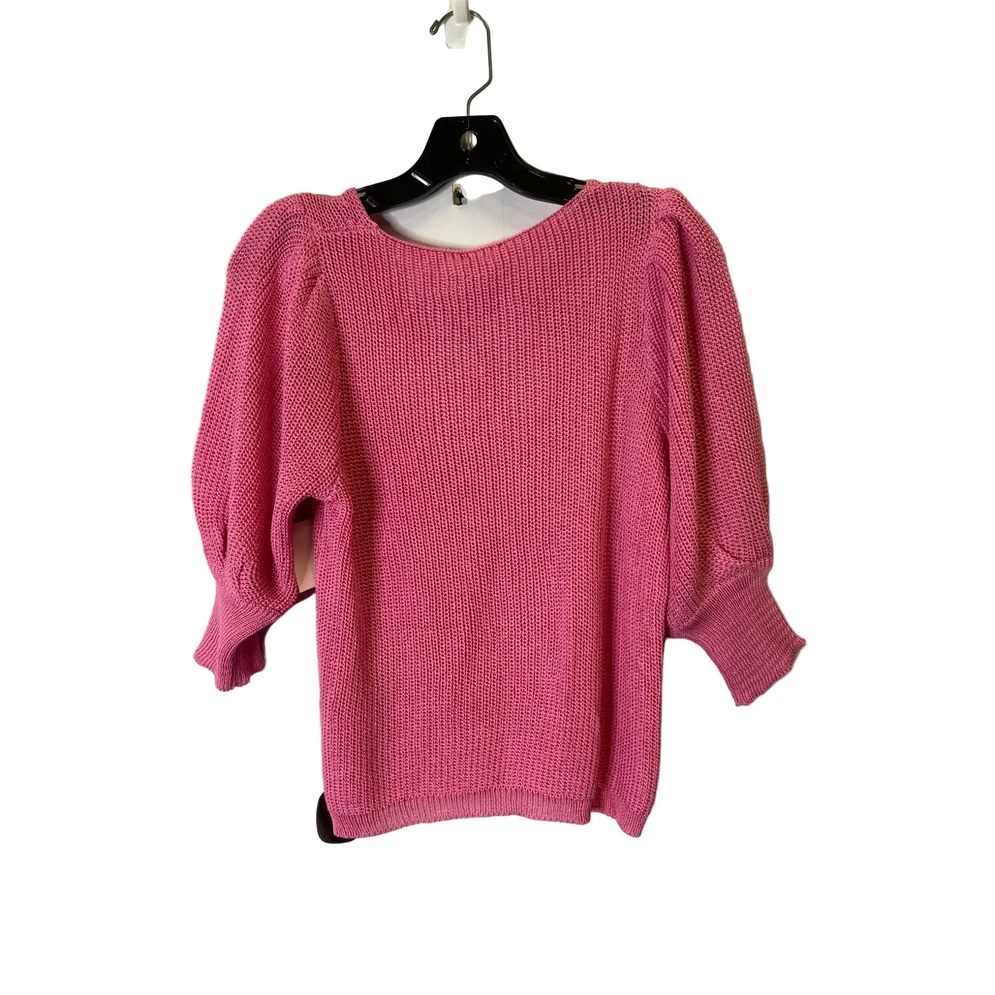 Sweater Short Sleeve By Jodifl In Pink, Size: M