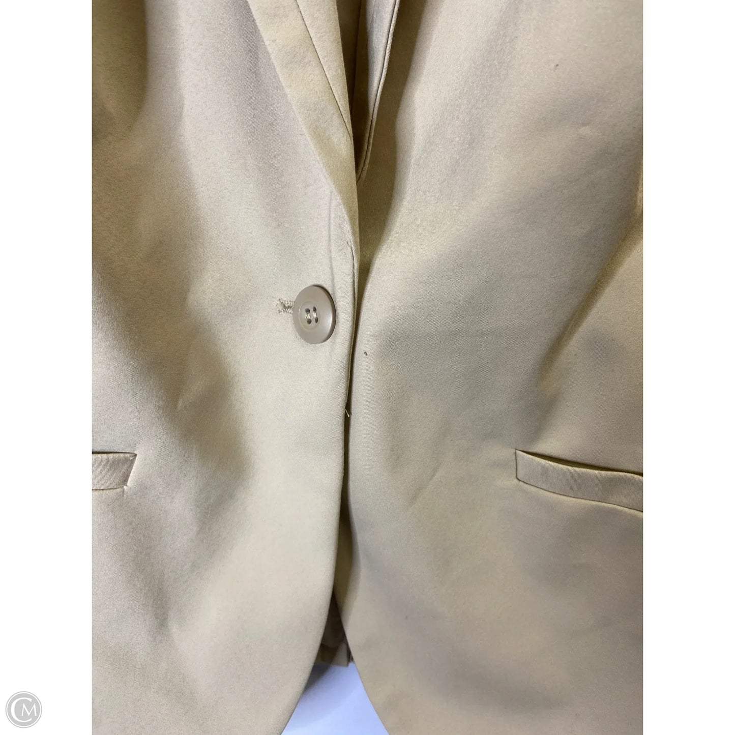 Blazer By Lane Bryant In Tan, Size: 22
