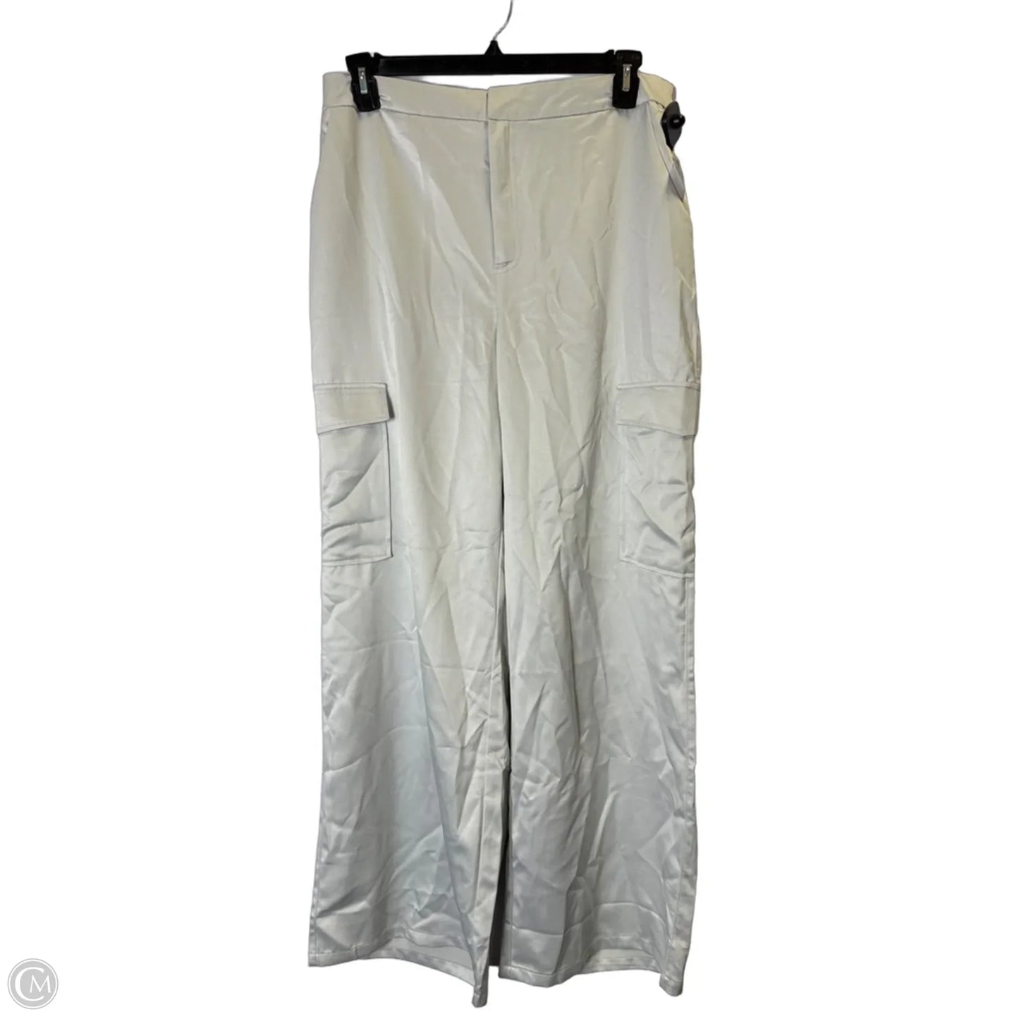 Pants Cargo & Utility By Haute Monde In Silver, Size: Xl