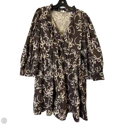 Dress Casual Short By Jodifl In Brown, Size: L