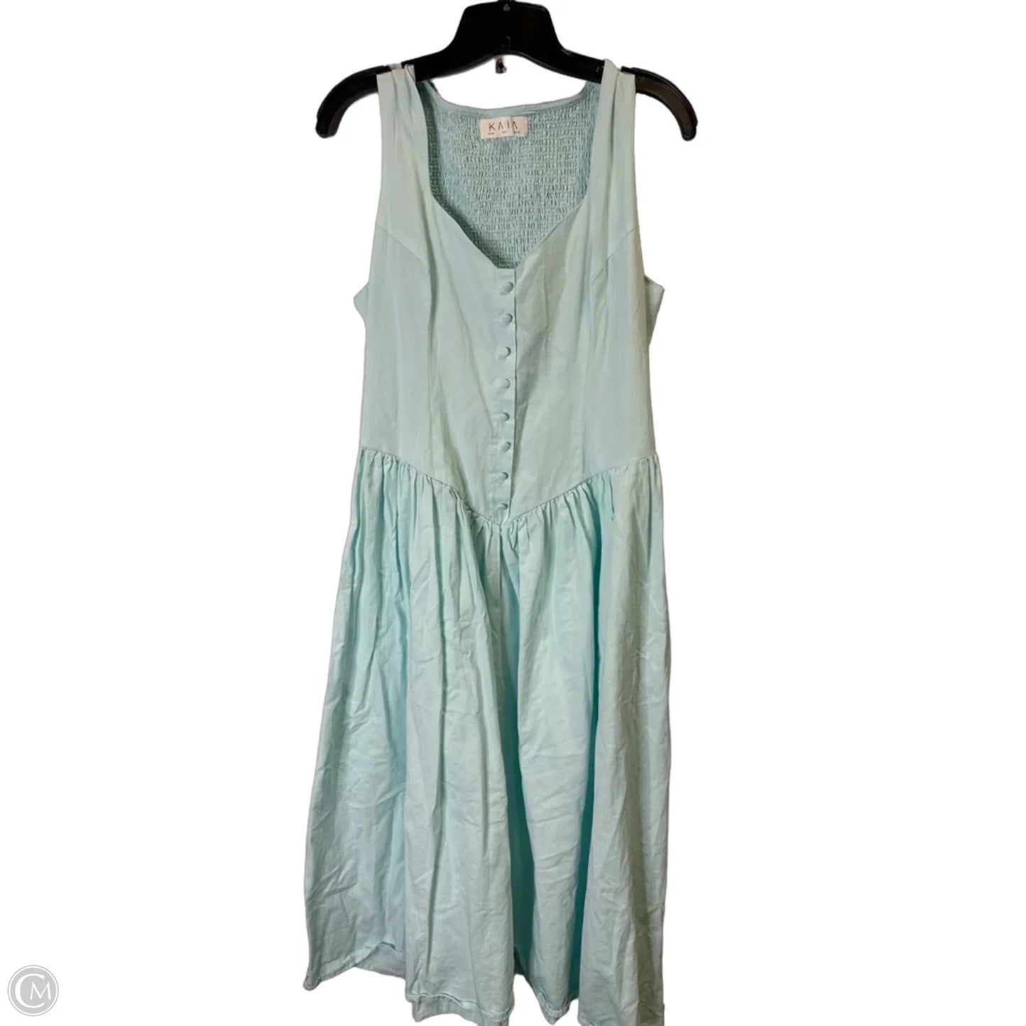 Dress Casual Midi By Clothes Mentor In Blue, Size: 12