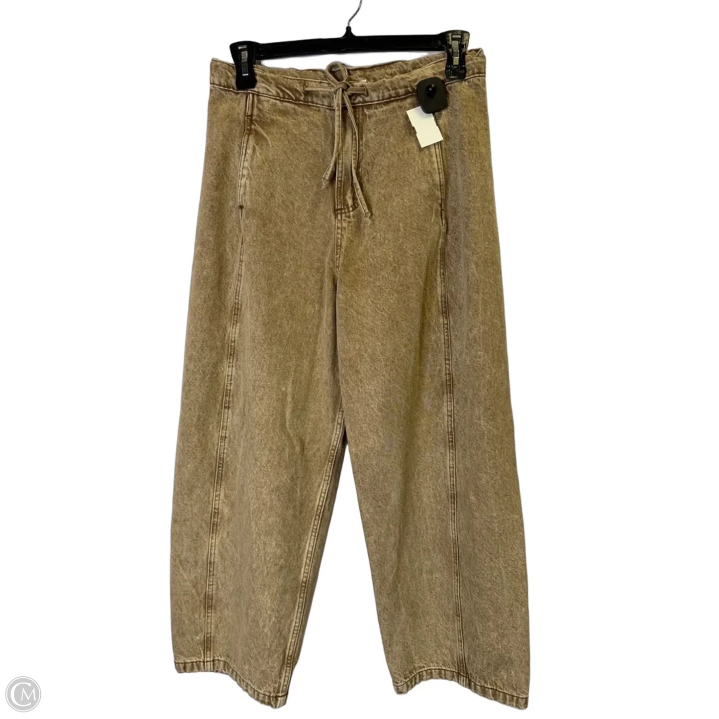 Jeans Wide Leg By Entro In Brown, Size: L