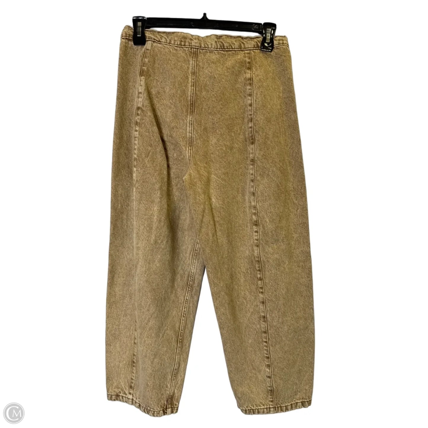 Jeans Wide Leg By Entro In Brown, Size: L