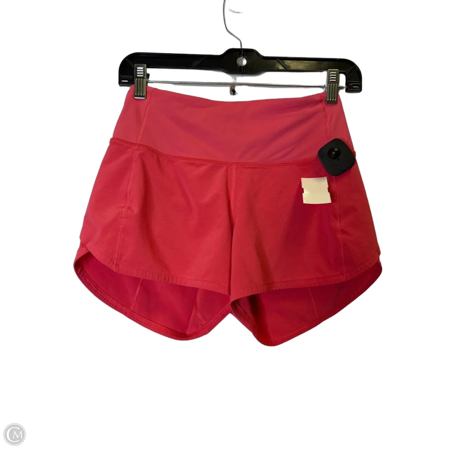 Athletic Shorts By Lululemon In Pink, Size: 2