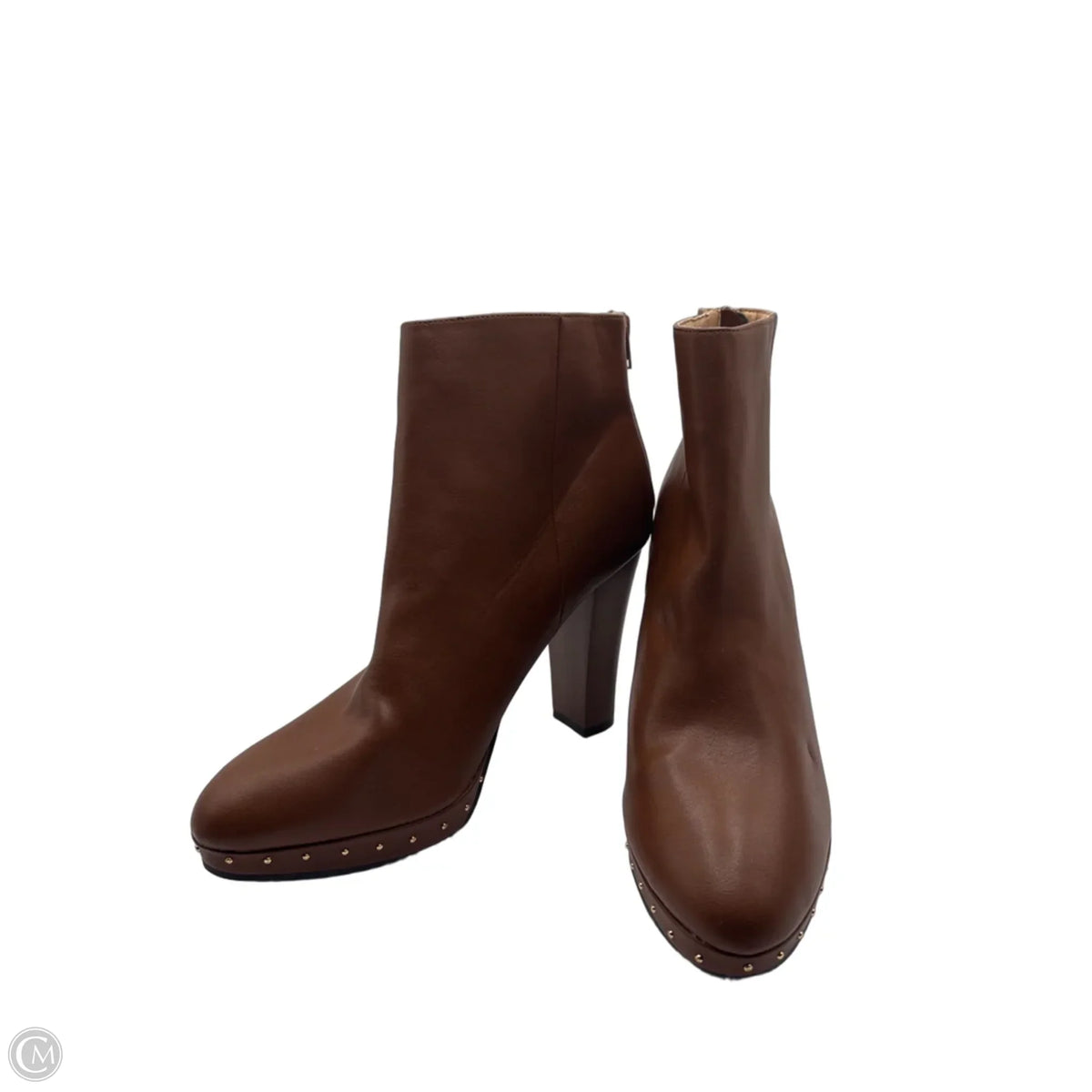 Boots Ankle Heels By Report In Brown, Size: 11