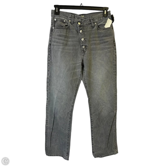 Jeans Straight By Madewell In Grey Denim, Size: 6