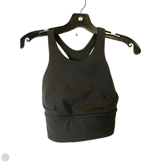 Athletic Bra By Lululemon In Black, Size: 4