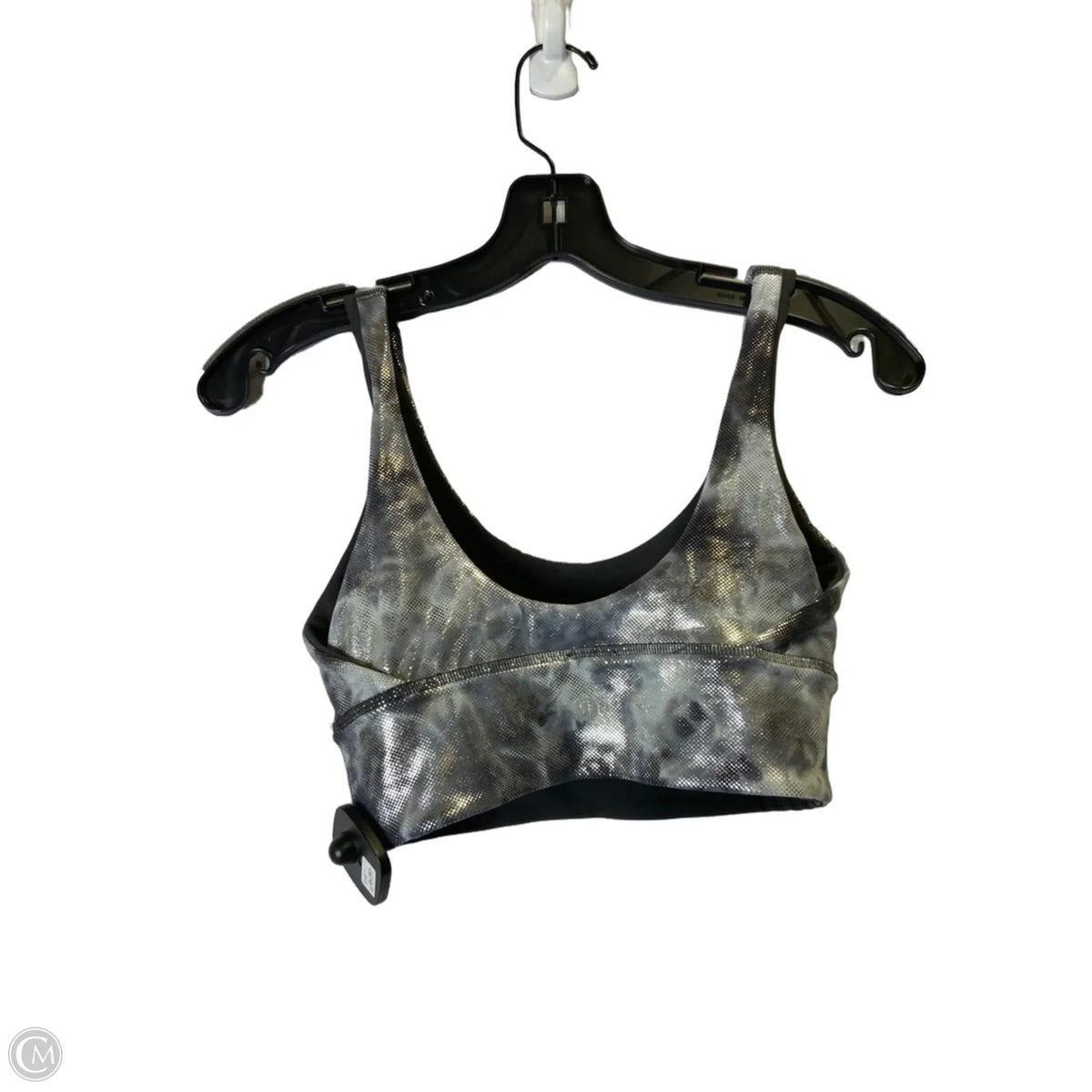 Athletic Bra By Lululemon In Silver, Size: 6