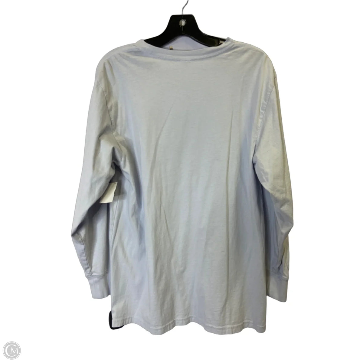 Top Long Sleeve Basic By Pink In Blue, Size: M