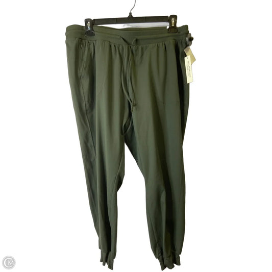 Pants Joggers By Zac And Rachel In Green, Size: 1x