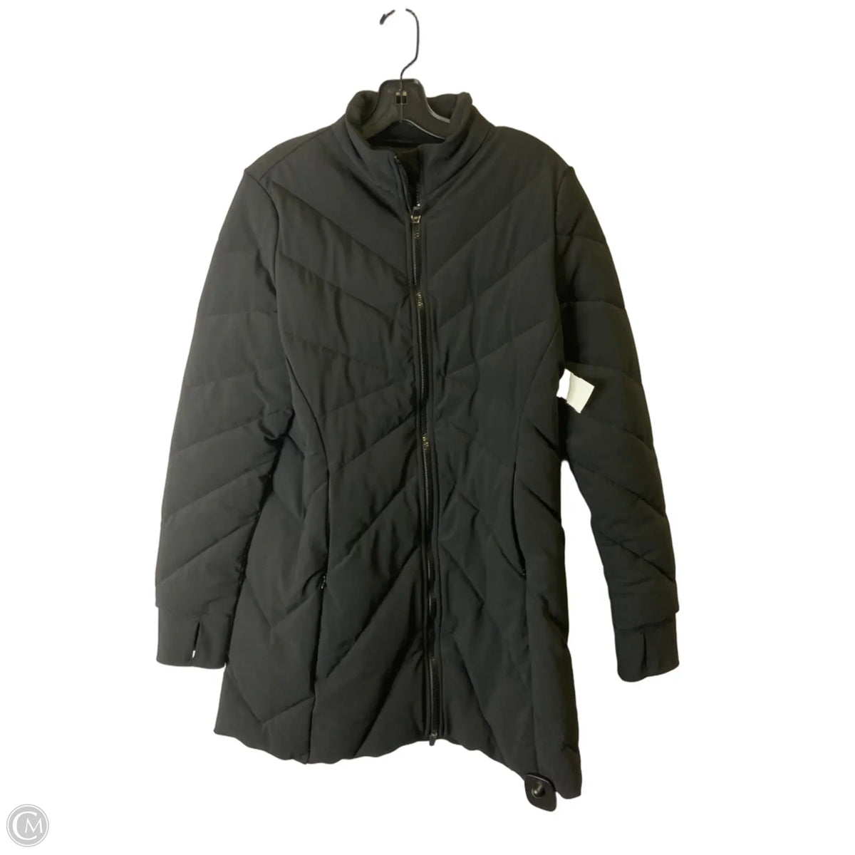 Jacket Puffer & Quilted By Halara In Black, Size: L