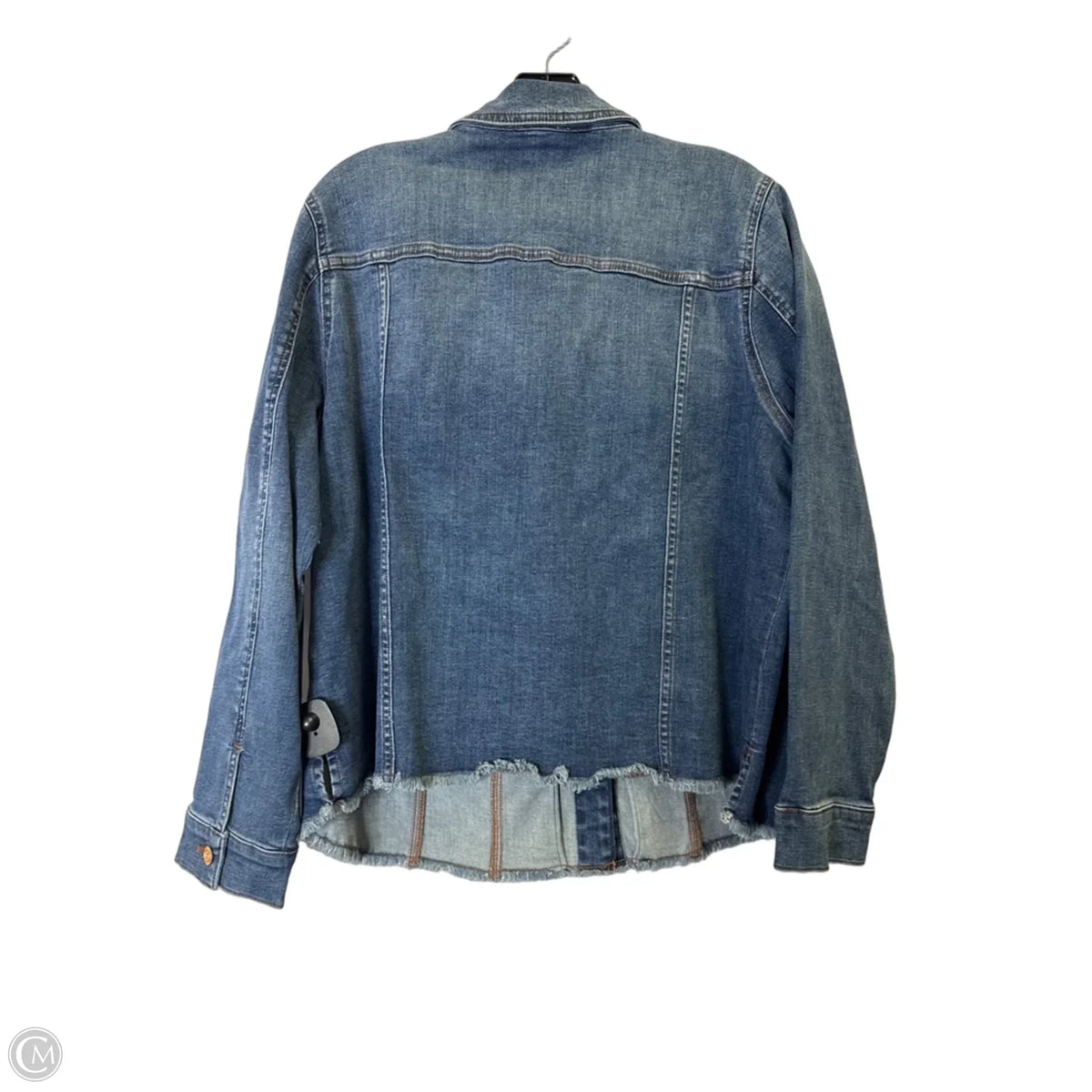 Jacket Denim By Clothes Mentor In Blue Denim, Size: 1x