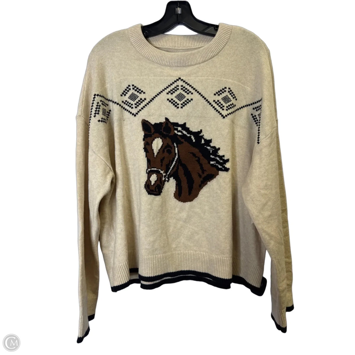 Sweater By Loft In Tan, Size: L