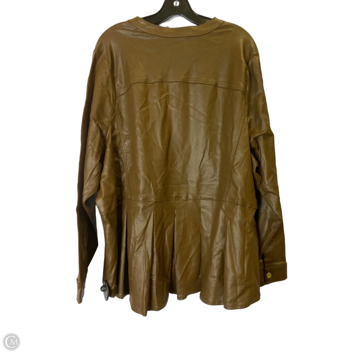 Jacket Other By Susan Graver In Brown, Size: 3x