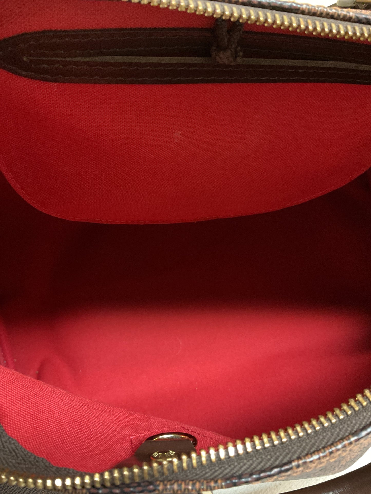 Handbag Luxury Designer By Louis Vuitton In Brown, Size:Large