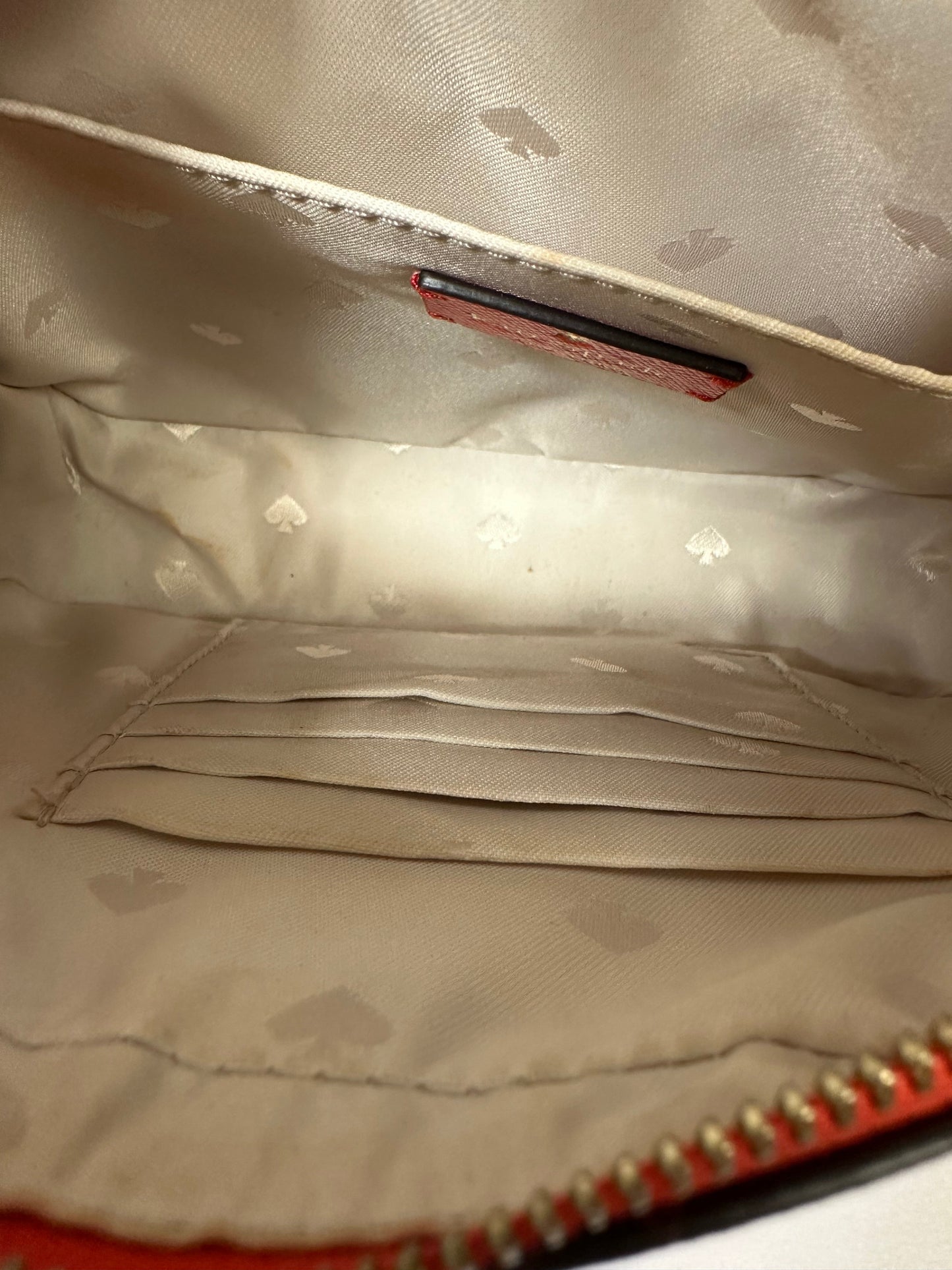 Crossbody Designer By Kate Spade In Orange, Size:Small