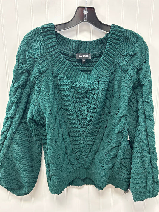 Sweater By Express In Green, Size:M