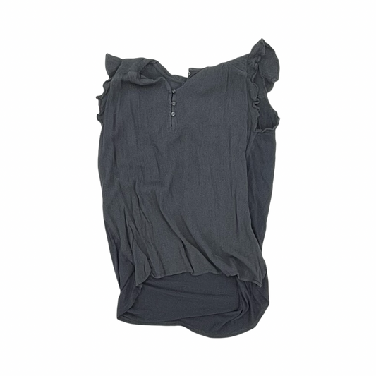 Blouse Sleeveless By Loft In Grey, Size:S