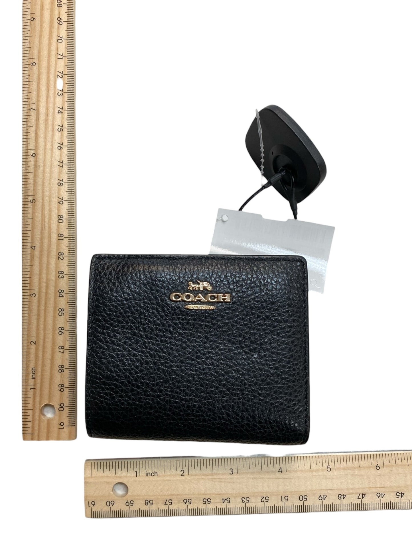 Wallet Designer By Coach In Black, Size:Small