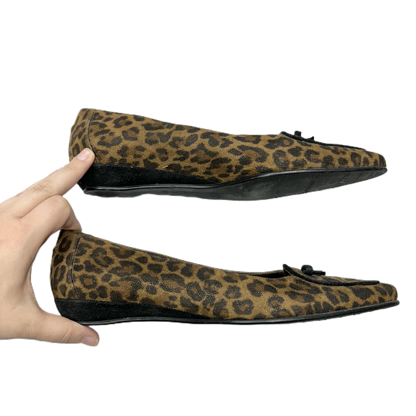 Shoes Flats By Stuart Weitzman In Animal Print, Size: 7.5