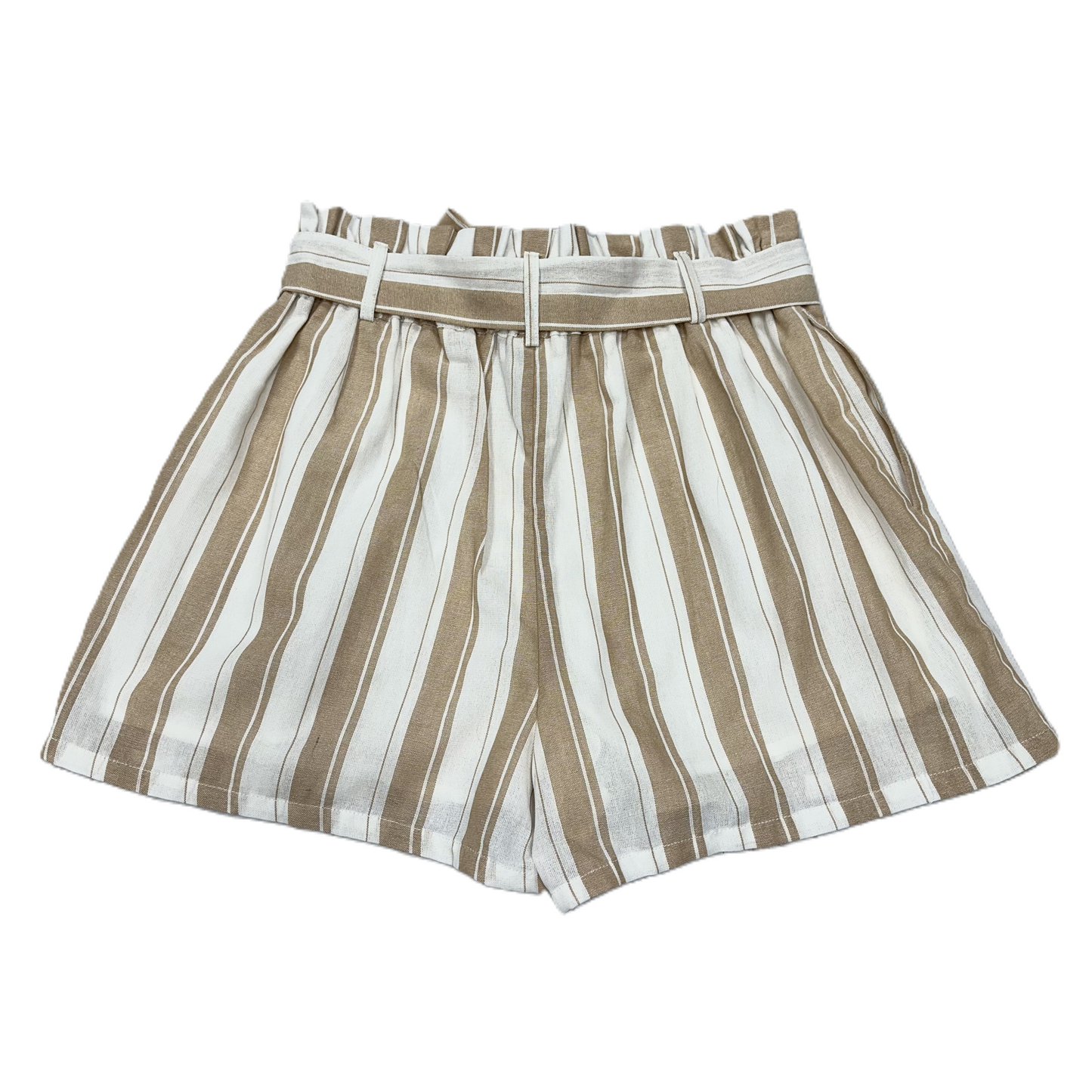 Striped Pattern Shorts By Alya, Size: L