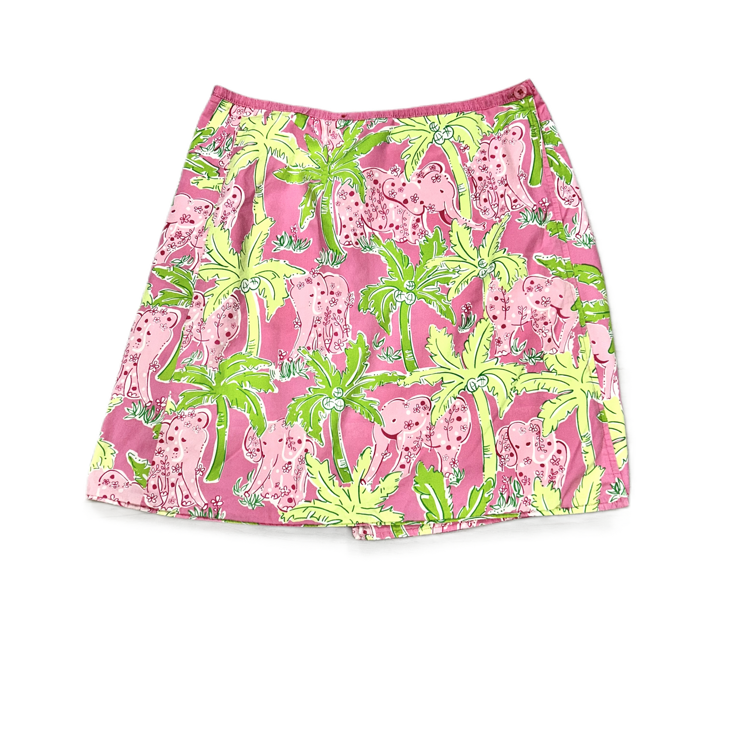 Green & Pink Skirt Designer By Lilly Pulitzer, Size: 2