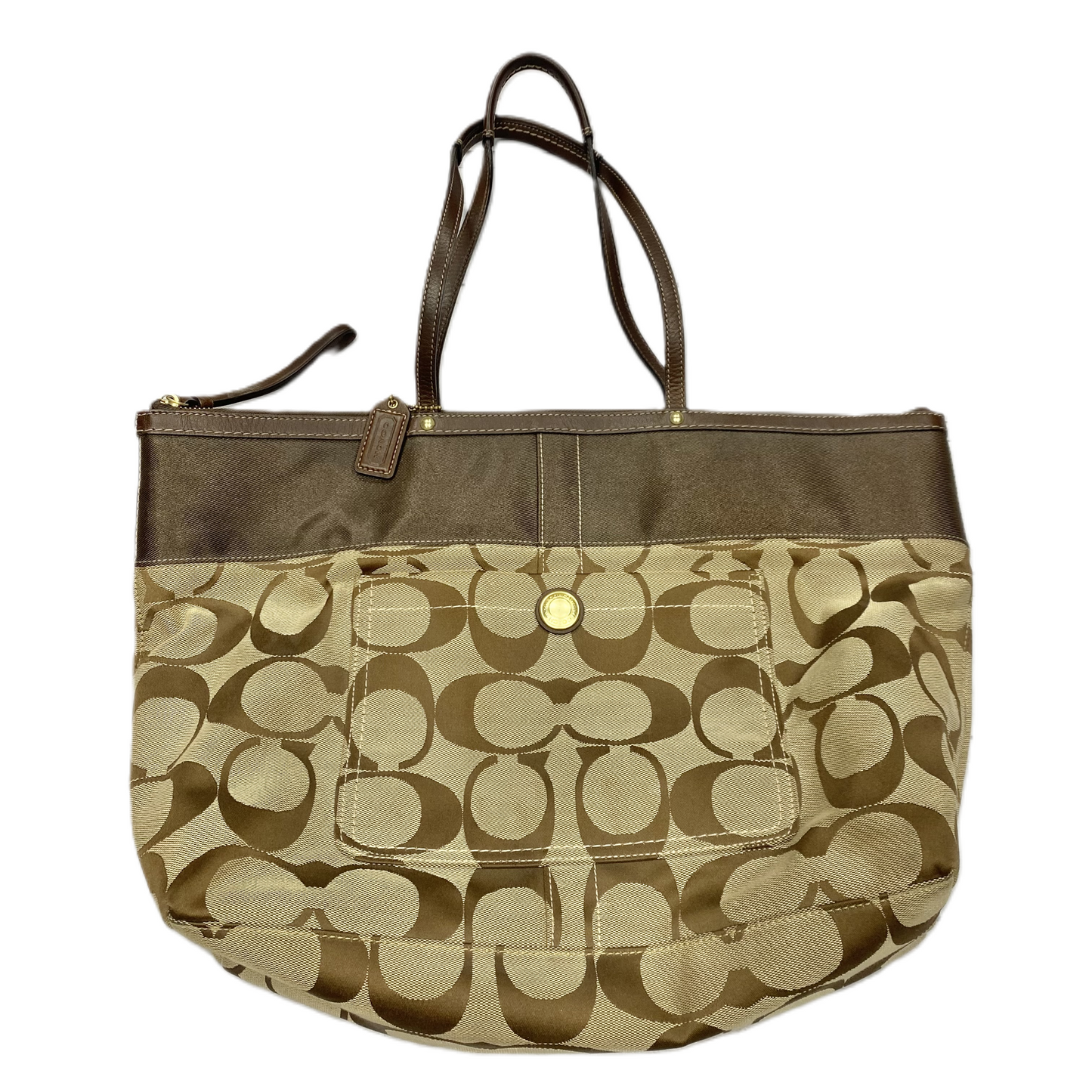 Tote Designer By Coach, Size: Large