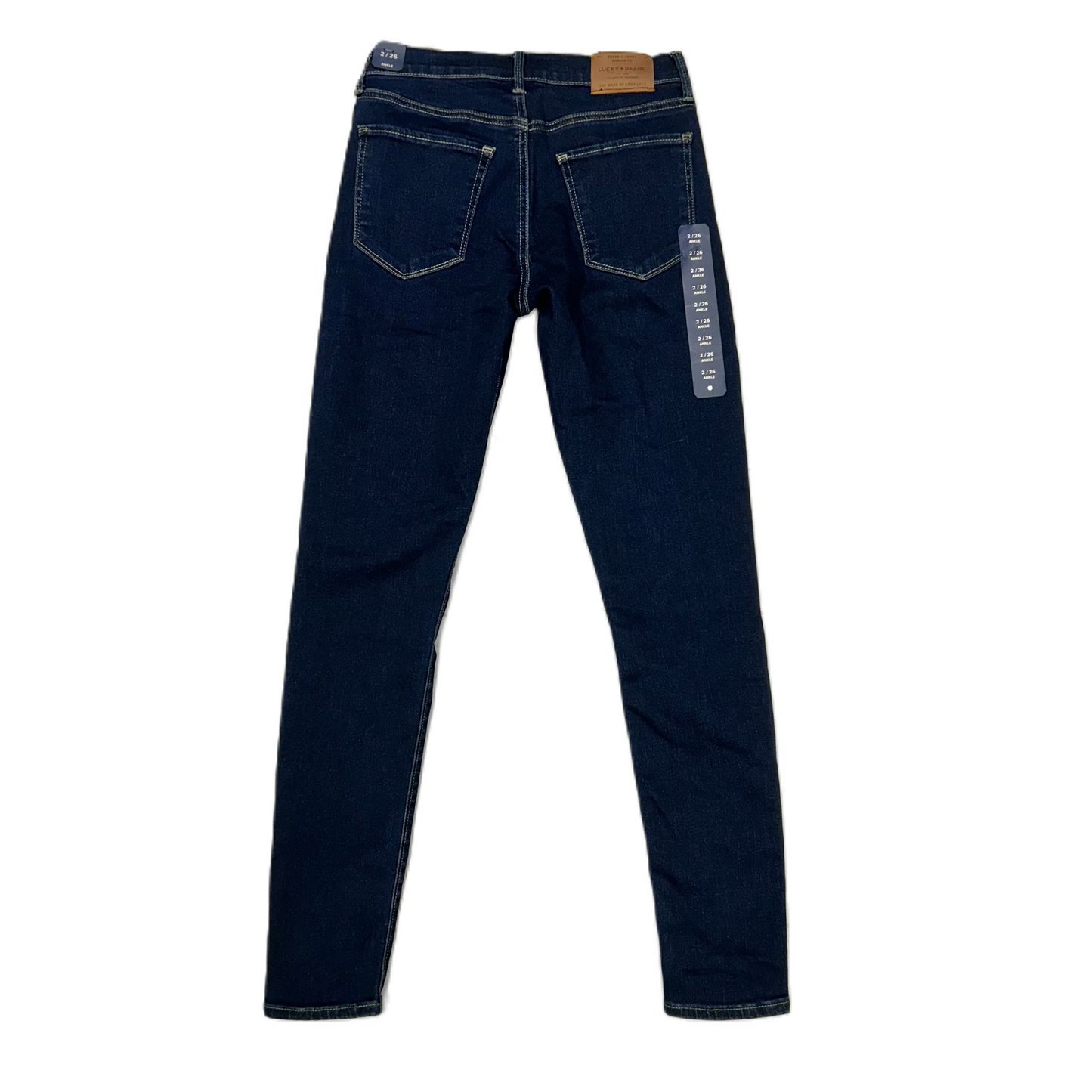 Blue Denim Jeans Skinny By Lucky Brand, Size: 2