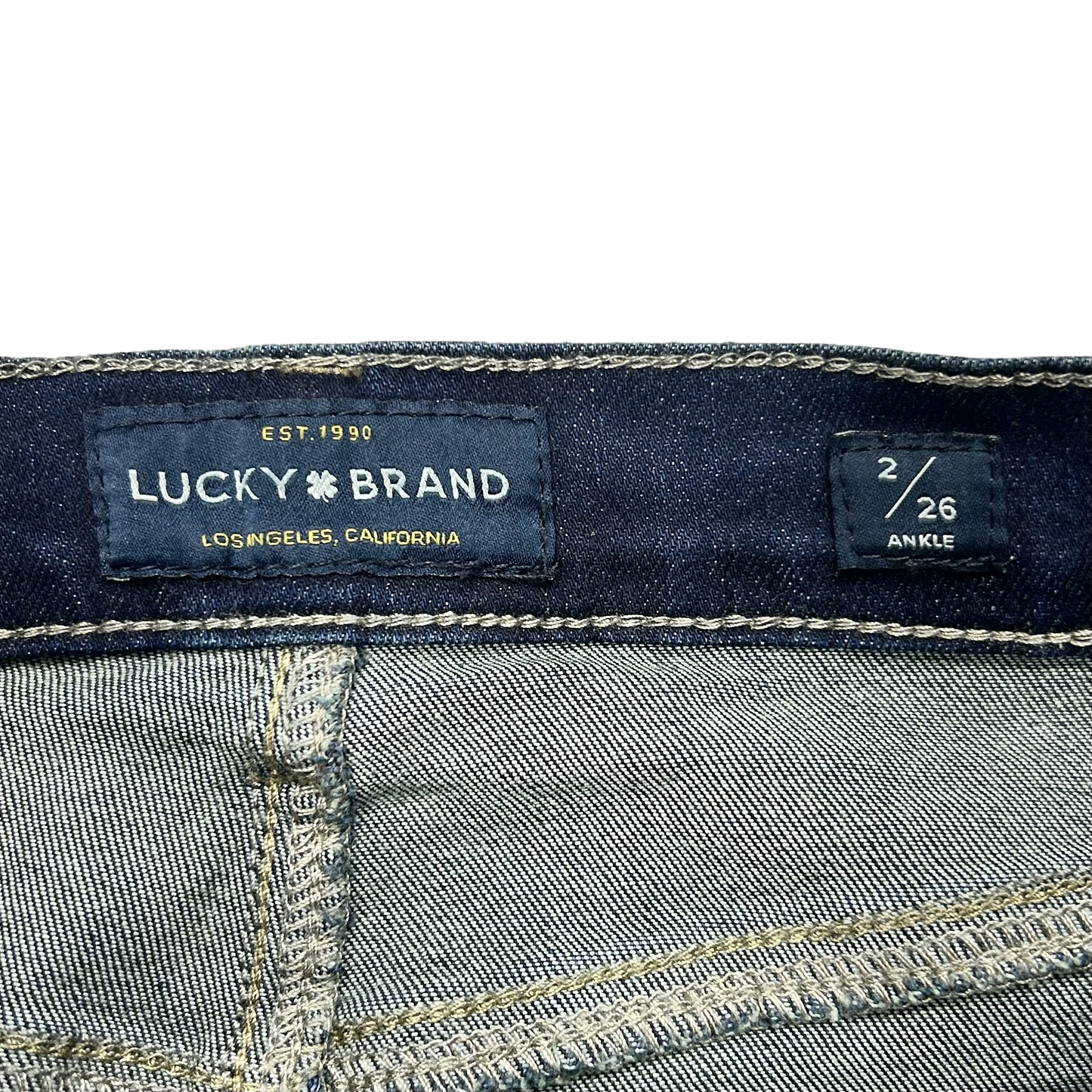 Blue Denim Jeans Skinny By Lucky Brand, Size: 2