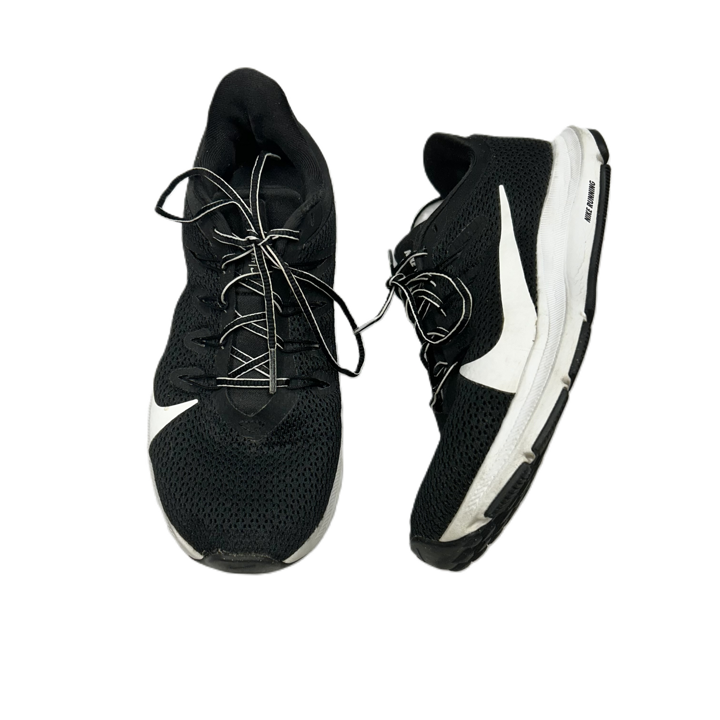 Black Shoes Athletic By Nike, Size: 7