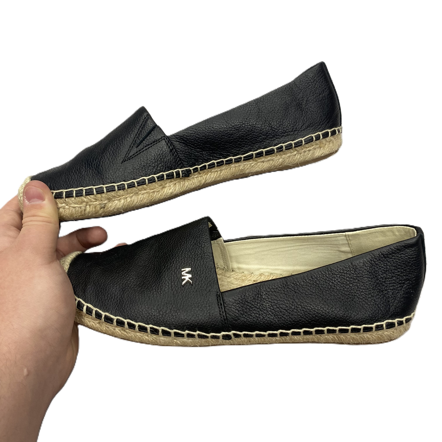 Black Sandals Flats By Michael By Michael Kors, Size: 7.5