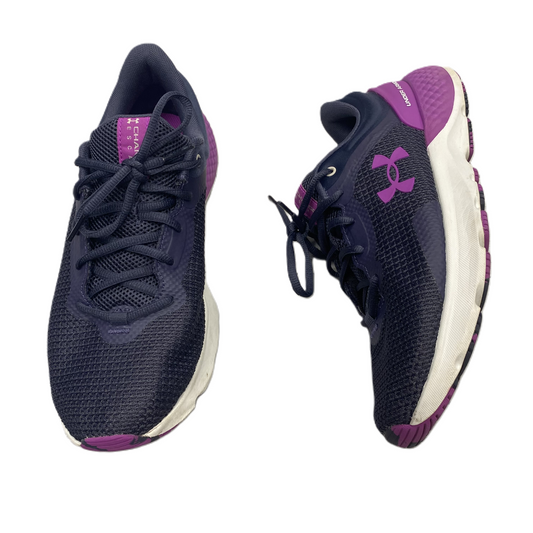 Purple Shoes Athletic By Under Armour, Size: 9.5
