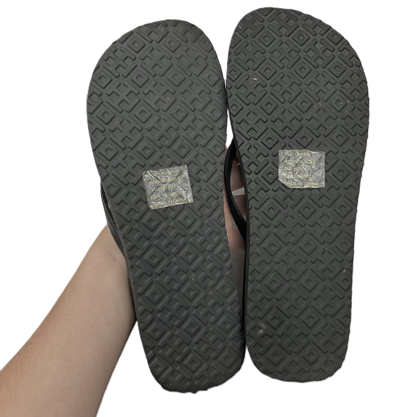 Black Sandals Flip Flops By Tory Burch, Size: 7