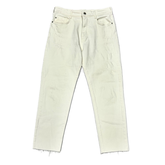 White Denim Jeans Straight By Pilcro, Size: 6