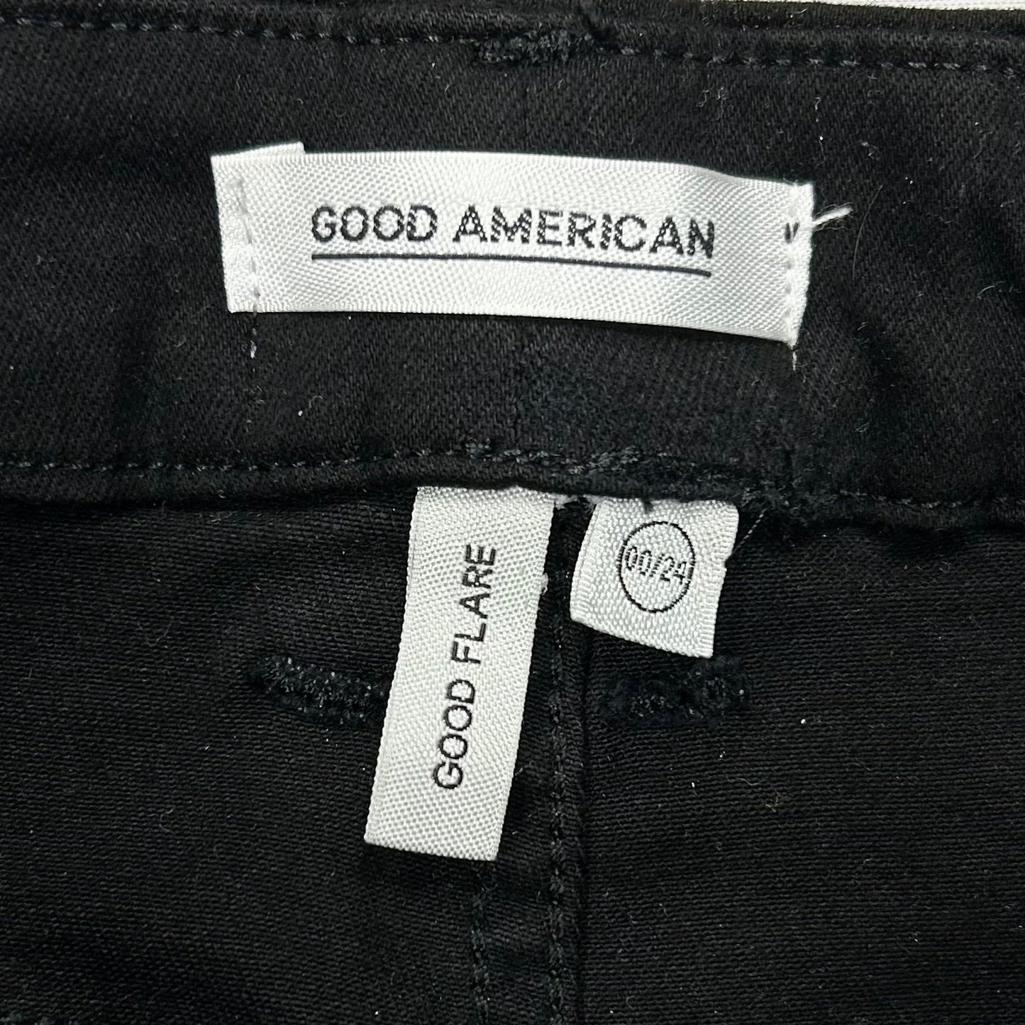 Black Jeans Designer By Good American, Size: 00