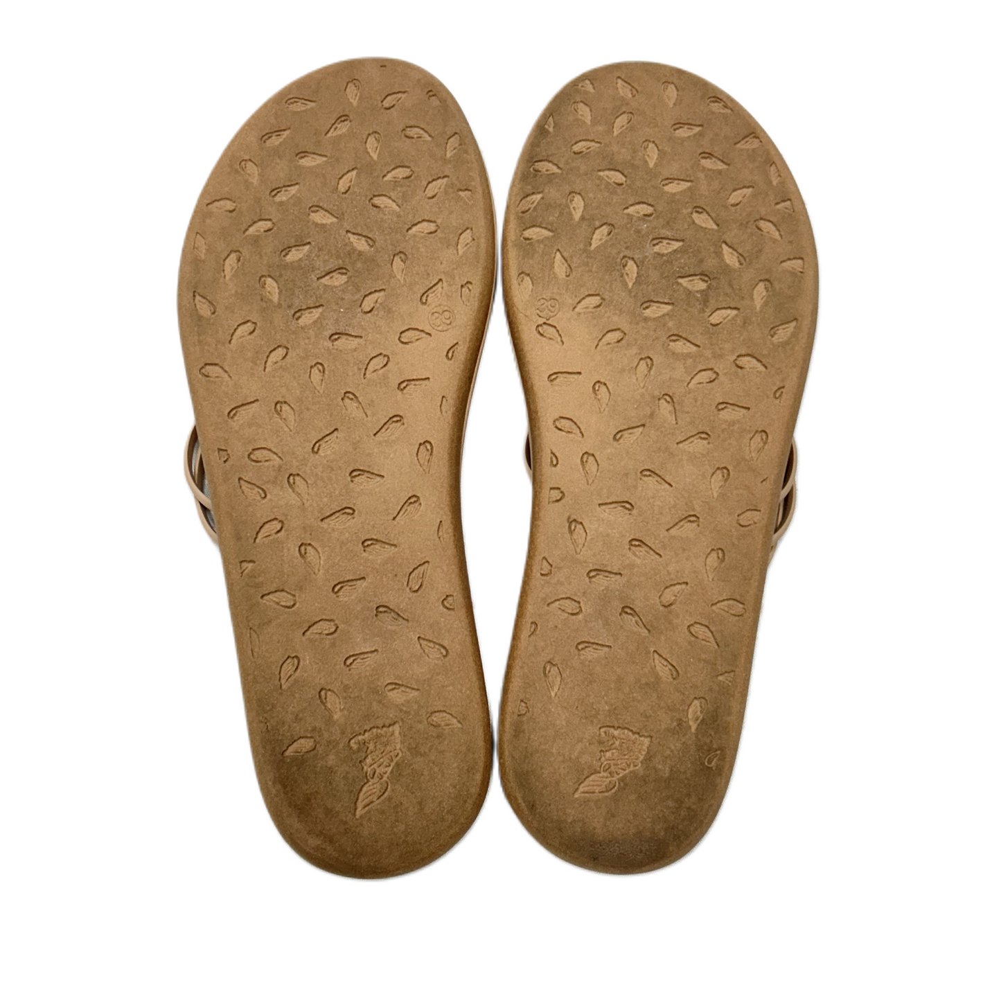 Tan Sandals Flip Flops By Ancient Greek Sandals, Size: 8.5