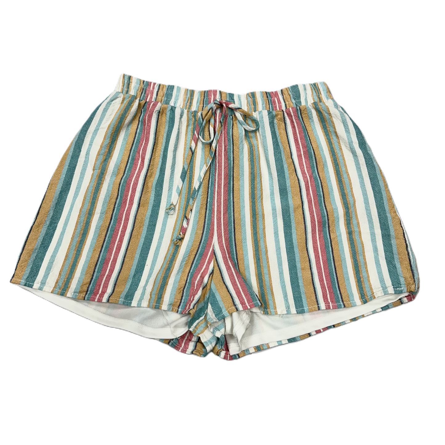 Striped Pattern Shorts By Dee Ellu , Size: M