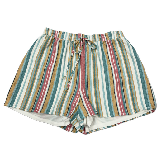 Striped Pattern Shorts By Dee Ellu , Size: M